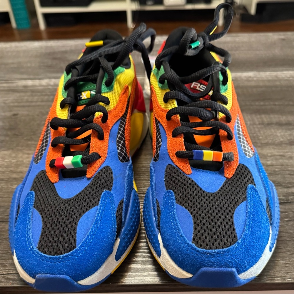 Puma RS-X Rubiks Sneakers - Blue and Red
